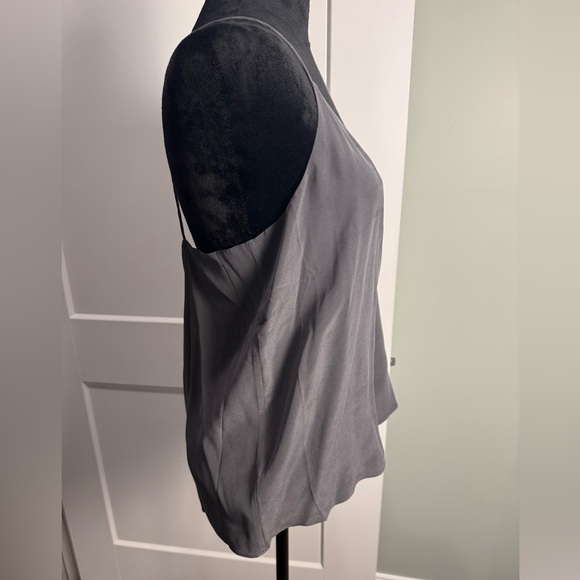 Everlane Clean Silk Cami dark gray - Picture 2 of 8